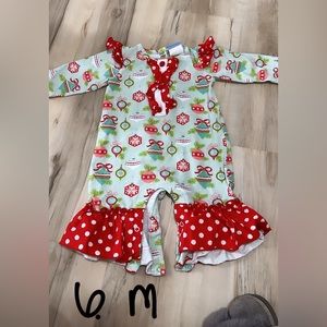 Baby girl 6 mo romper